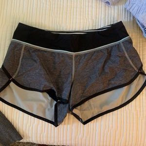 Lululemon speed shorts, size 8